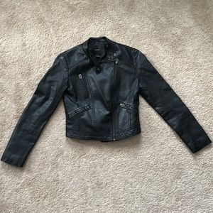 Faux leather jacket